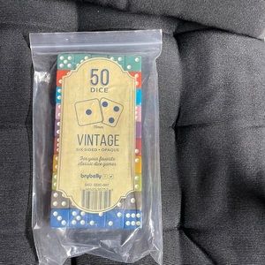 Vintage looking dice